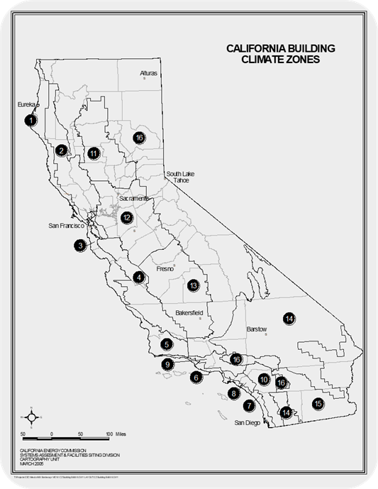 Figure2-1 – Climate Zone Map