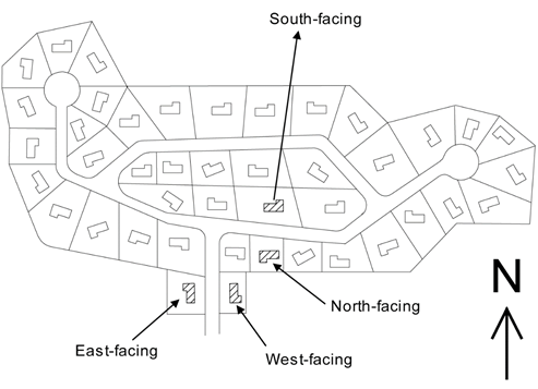 Figure of a subdivision and master plans compliance option